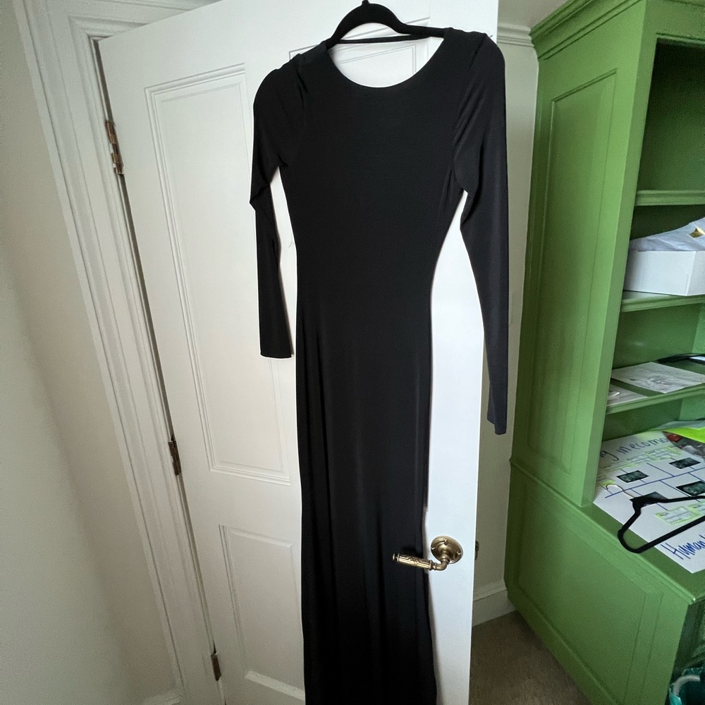 Black gown